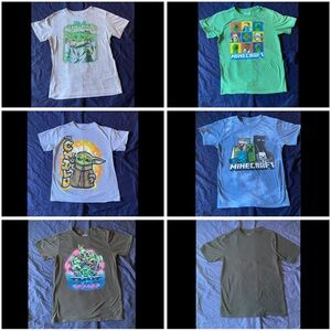 Like NEW boys T-shirt bundle
Baby yoda(grogu/the child)
Minecraft
Ninja Turtles